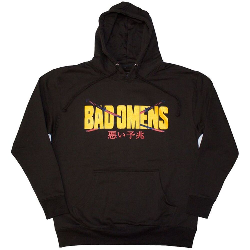 Bad Omens Unisex Adult Samurai Woman Back Print Hoodie / Black